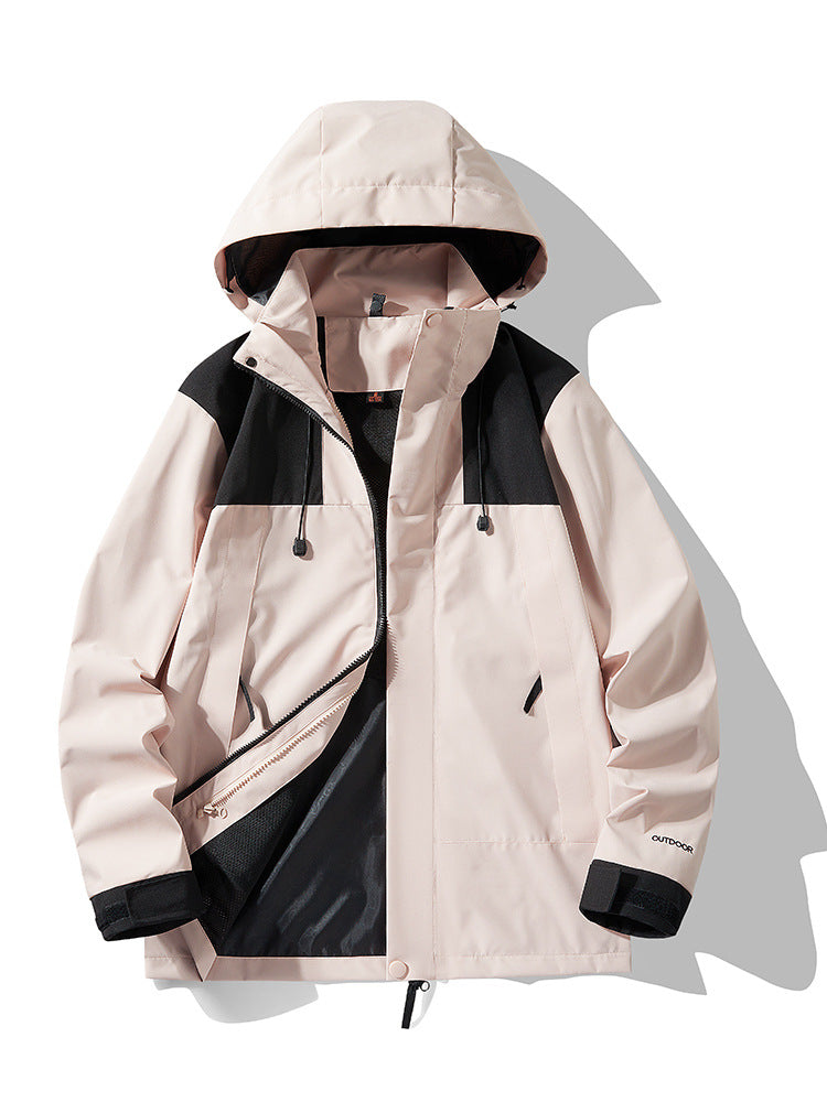 Wasserdichte und winddichte winddichte Outdoor-Jacke - Ideal für den Herbst