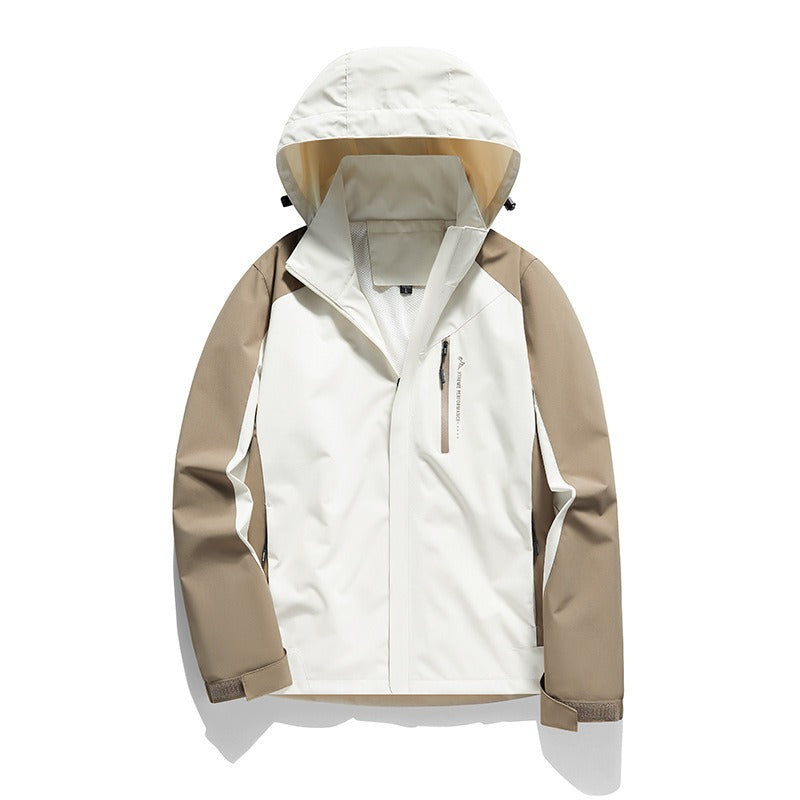 Wasserdichte Winddichte Outdoor-Jacke mit Abnehmbaren Ärmeln – Ideal für Frühling