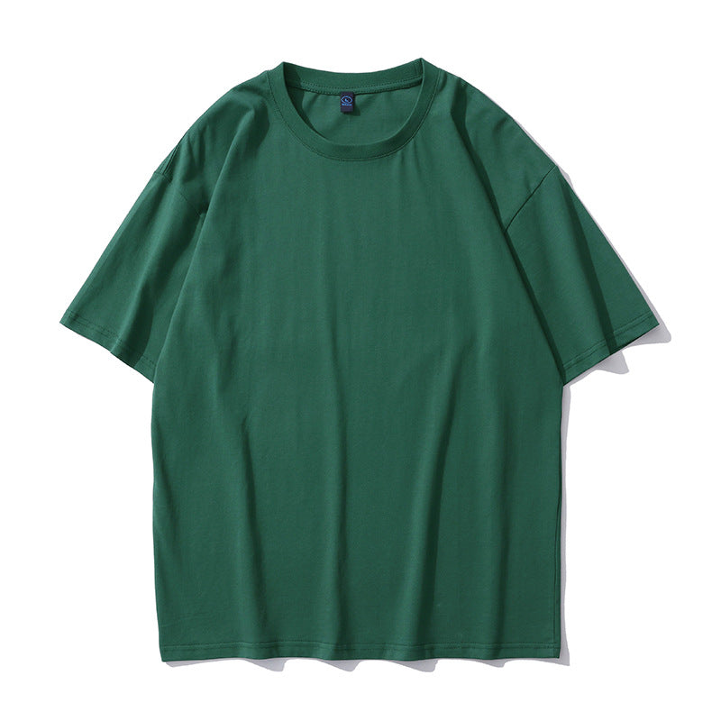 Schweres Kurzarm-Baumwoll-T-Shirt – Ideal für den Sommer
