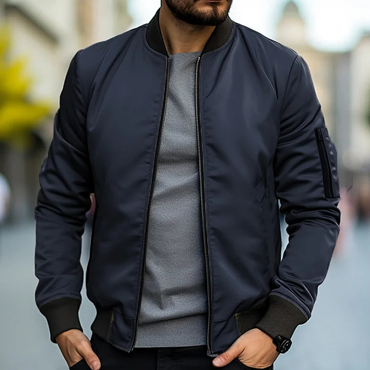 Bomberjacke für Herren mit hochwertigem Material – ideal für Herbst und Frühling
