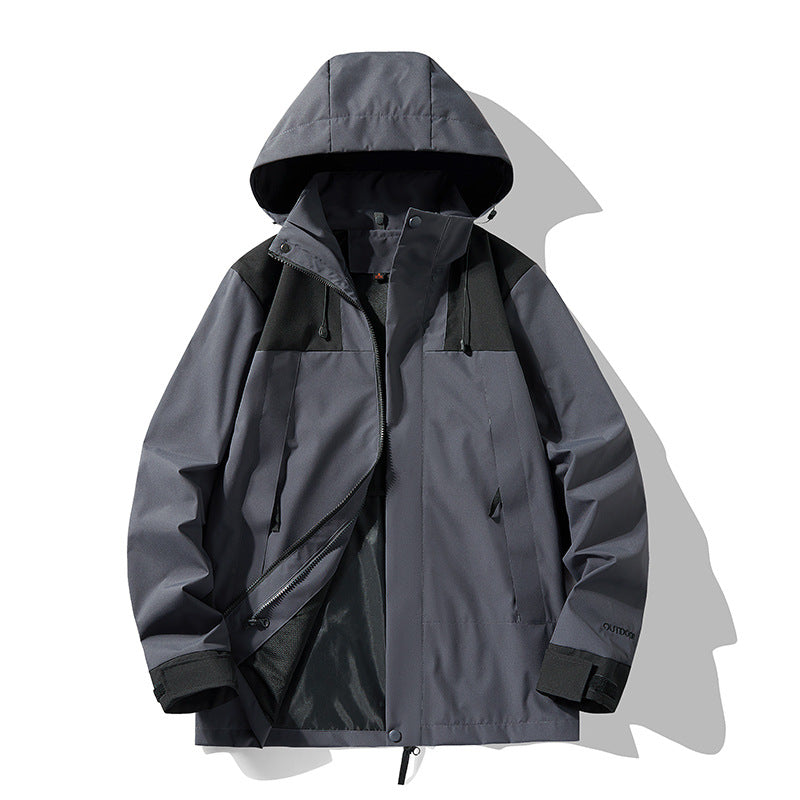 Wasserdichte und winddichte winddichte Outdoor-Jacke - Ideal für den Herbst