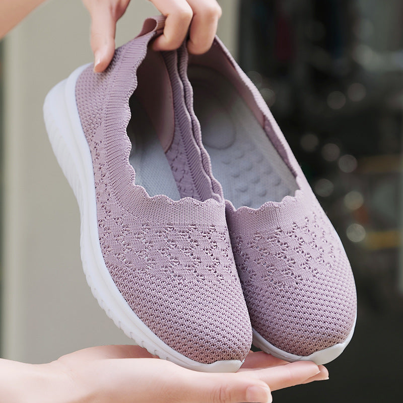 Niedrig geschnittene atmungsaktive Mesh-Walking-Schuhe | Ideal für den Frühling