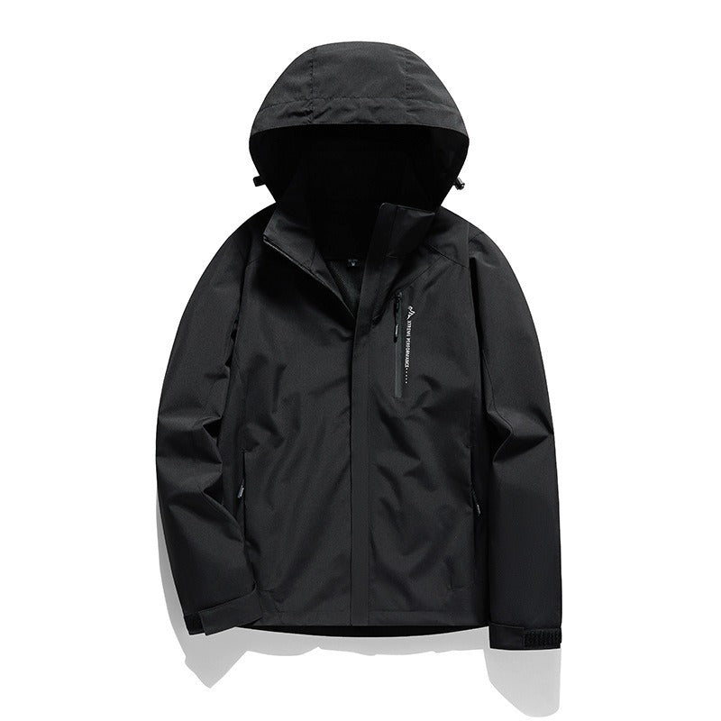 Wasserdichte Winddichte Outdoor-Jacke mit Abnehmbaren Ärmeln – Ideal für Frühling