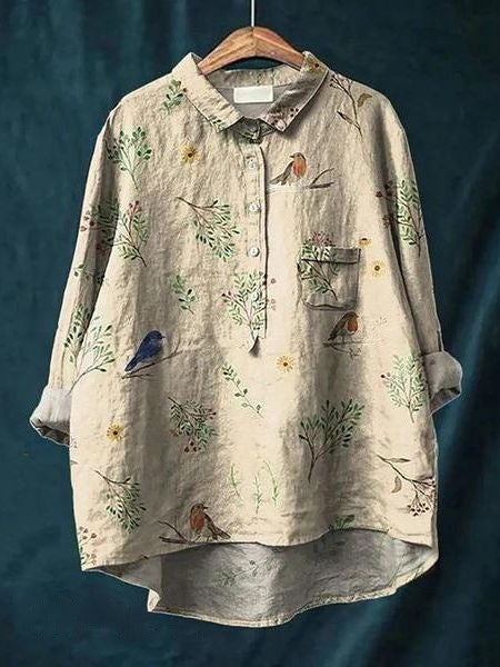 Bluse mit Blumenmuster & leichtem Stoff | Ideal für Frühling & Sommer