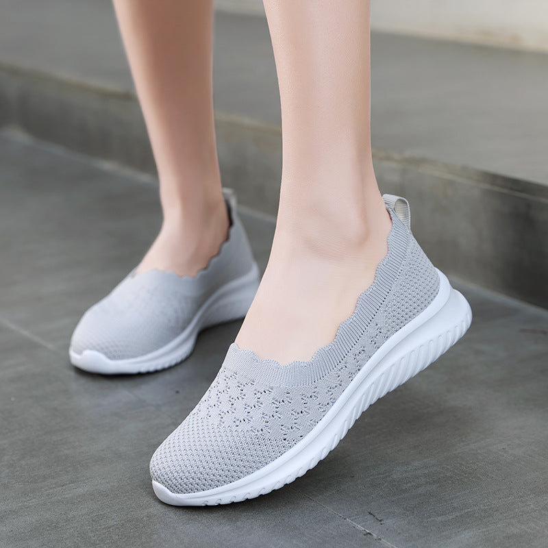 Niedrig geschnittene atmungsaktive Mesh-Walking-Schuhe | Ideal für den Frühling