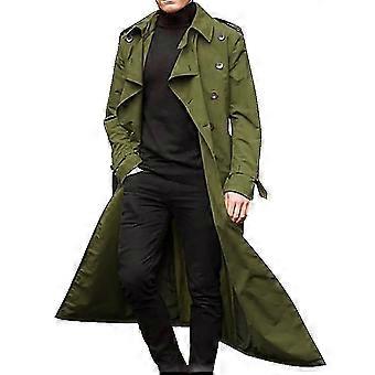 Canyon - Herren Langer Revers Trenchcoat Lässiger Mantel Jacke Oberbekleidung