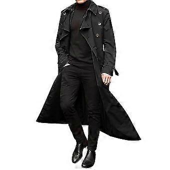 Canyon - Herren Langer Revers Trenchcoat Lässiger Mantel Jacke Oberbekleidung