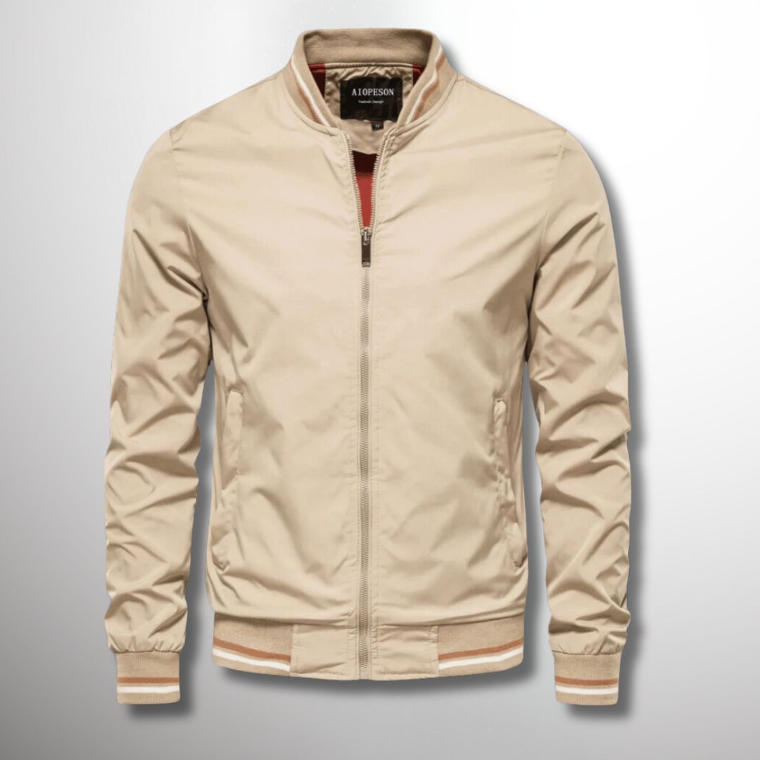 Wasserabweisende Herren-Übergangsjacke mit Reißverschluss | Ideal für Frühling & Herbst