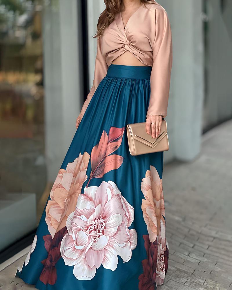 Satin Zweiteiler Set Damen – Elegant für Frühling & Sommer
