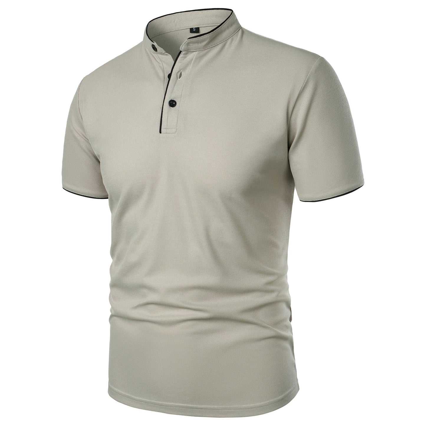 Herren Slim Fit Kurzarm-Shirt Einfarbig – Perfekt für den Sommer