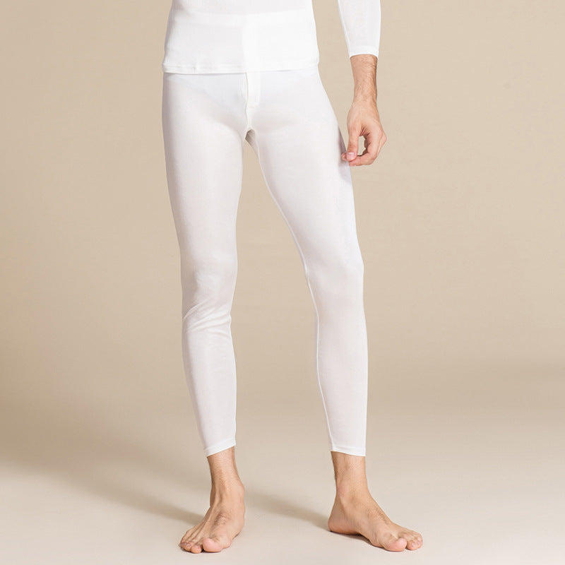 Herren Seidenstrick Thermohose Slim Fit | Ideal für den Winter