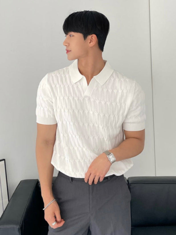 Kurzarm-Poloshirt mit Reißverschlussdetail – Ideal für den Sommer