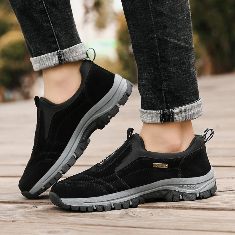Outdoor Trekking Schuhe mit Robuster Sohle | Ideal für Frühling & Herbst