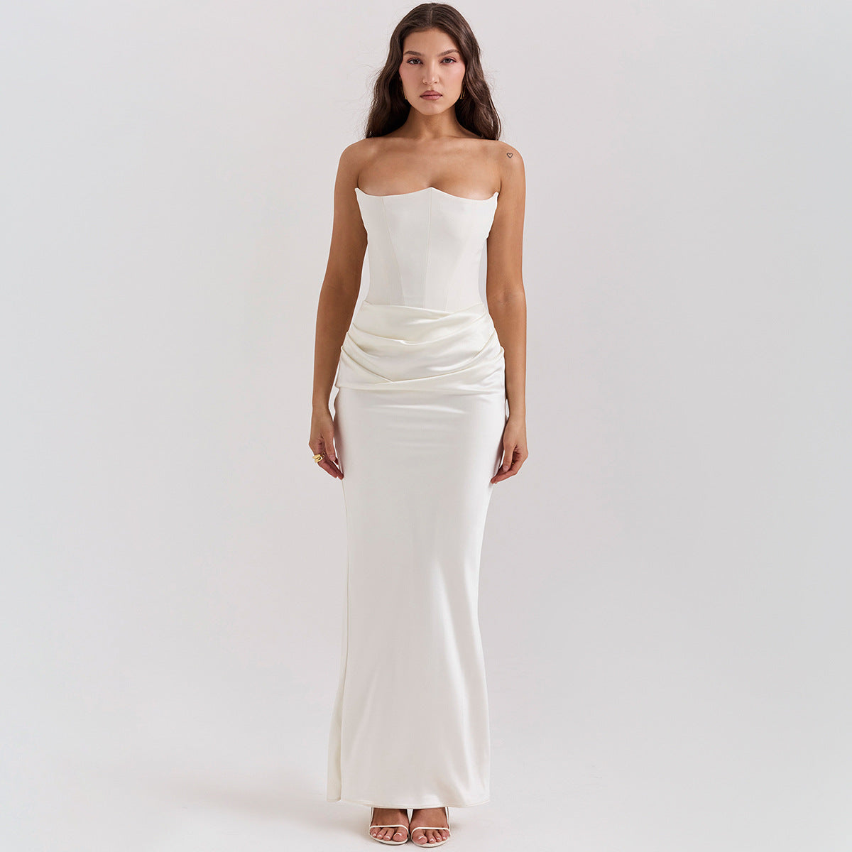 Straploses Rückenfreies Langabendkleid | Ideal für Frühling und Sommer