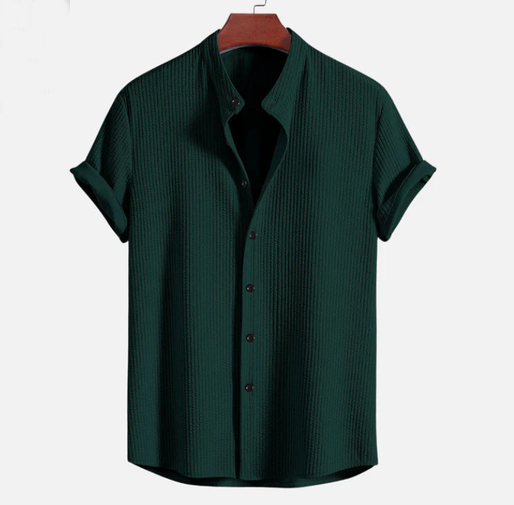Kurzarm Button-Up Hemd für Männer - Ideal für den Sommer