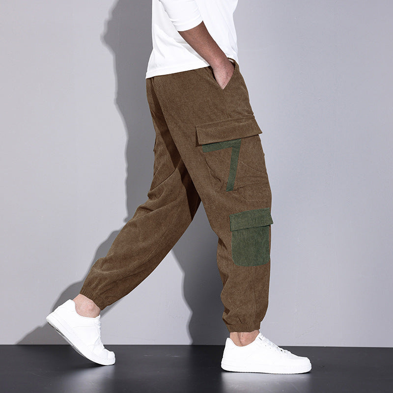Cord-Ankle-Tied-Latzhose – Perfekt für den Herbst