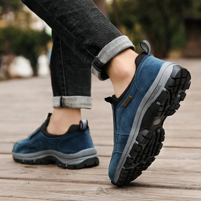 Outdoor Trekking Schuhe mit Robuster Sohle | Ideal für Frühling & Herbst