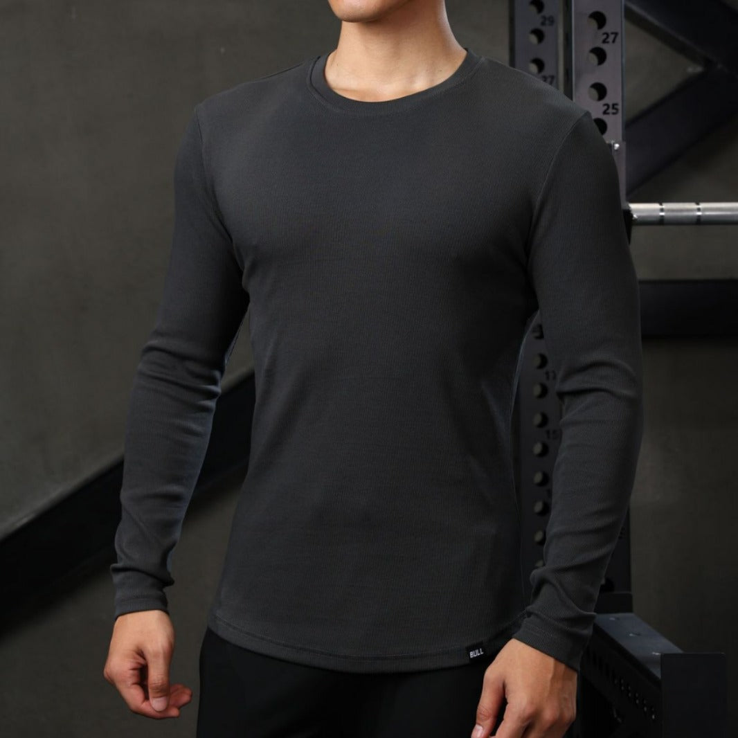 Langarm-Workout-Laufshirt – Ideal für Frühling und Herbst
