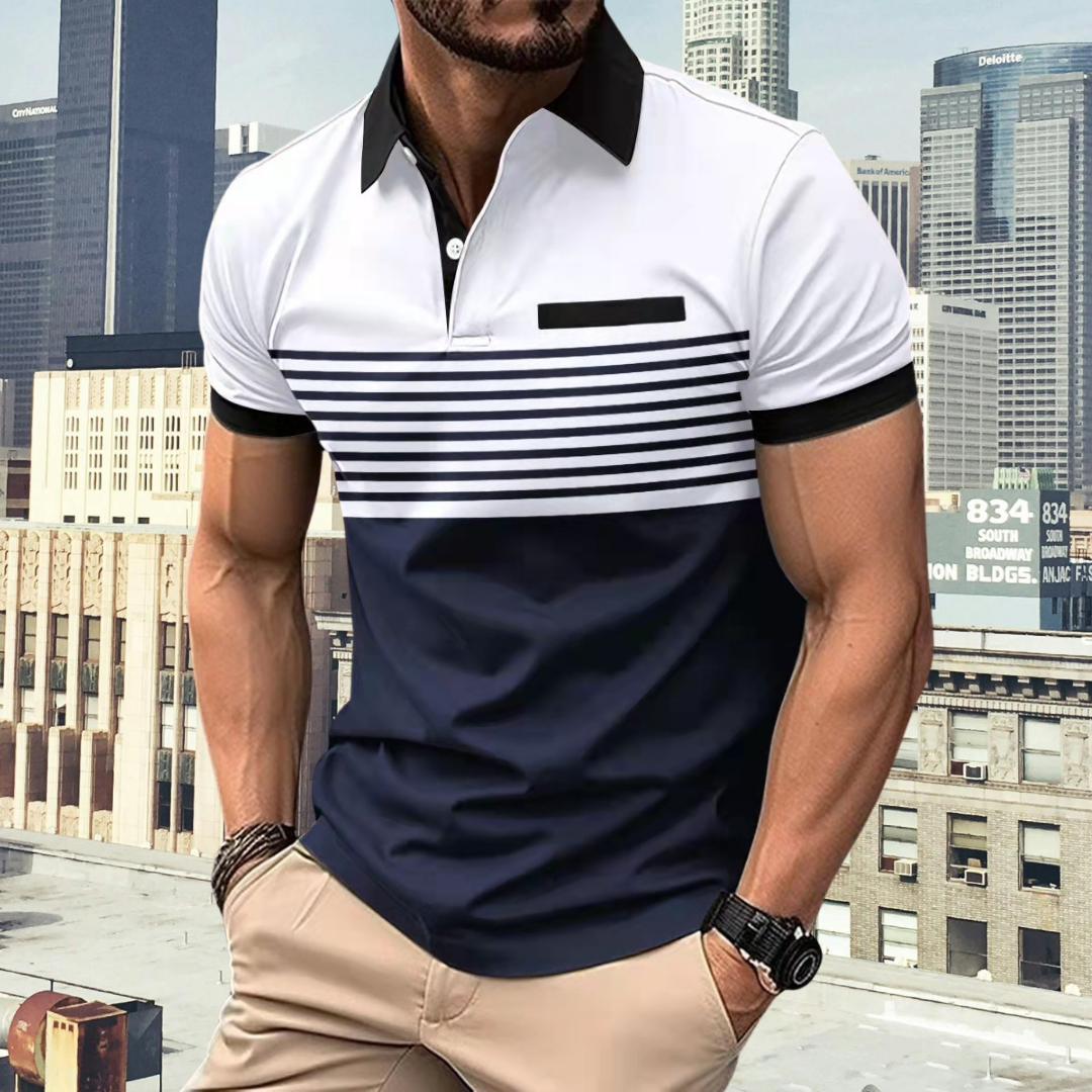 Gestreiftes Poloshirt für Herren - Ideal für den Sommer