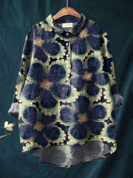 Bluse mit Blumenmuster & leichtem Stoff | Ideal für Frühling & Sommer