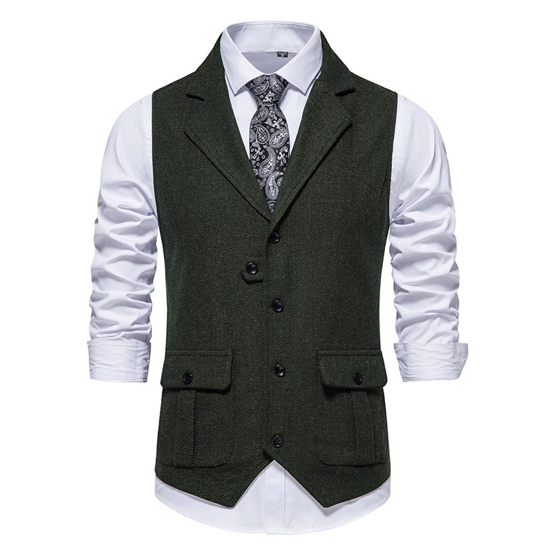 Jovanno - Elegante Herrenweste mit Seitentaschen
