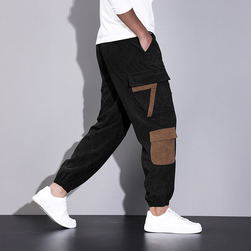 Cord-Ankle-Tied-Latzhose – Perfekt für den Herbst