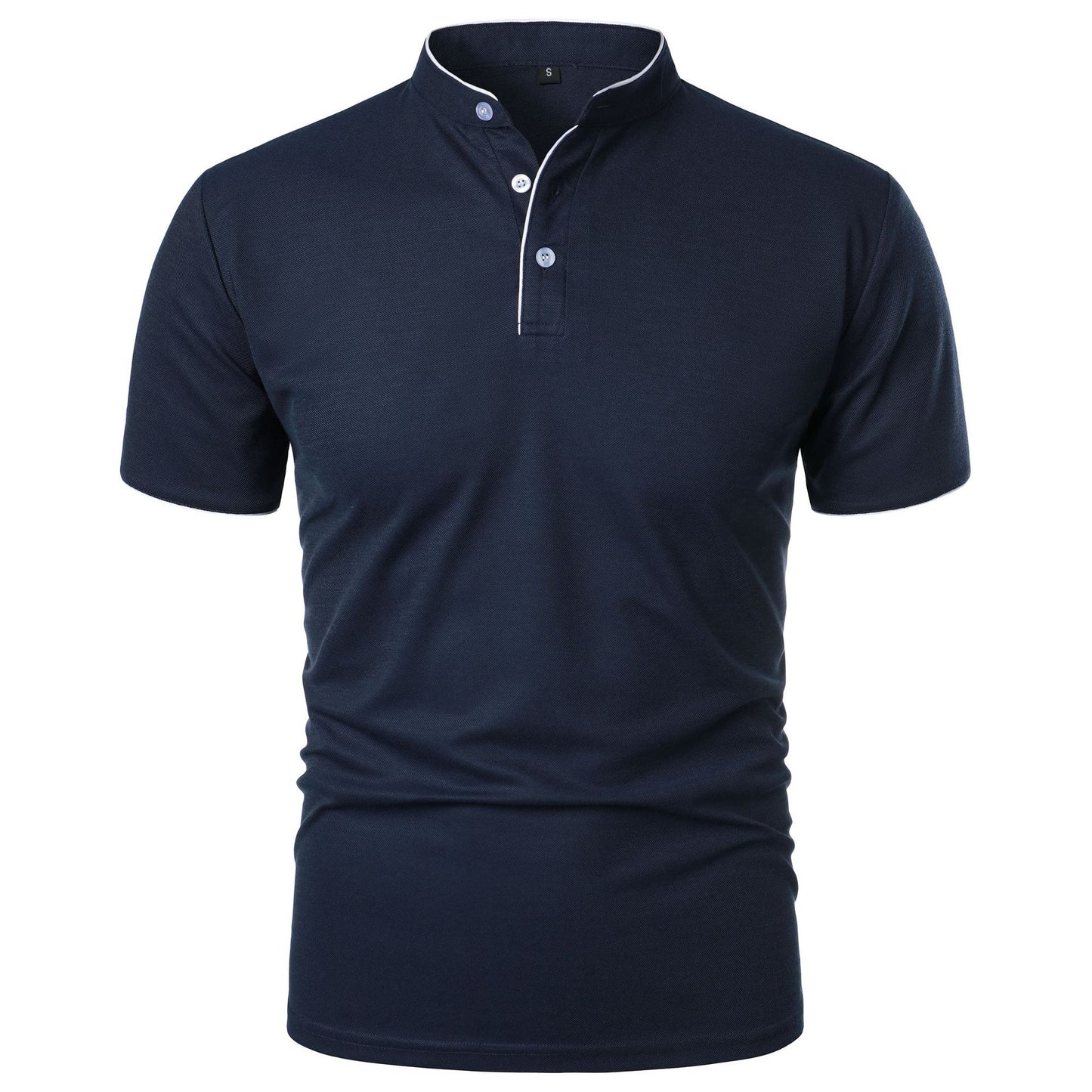 Herren Slim Fit Kurzarm-Shirt Einfarbig – Perfekt für den Sommer
