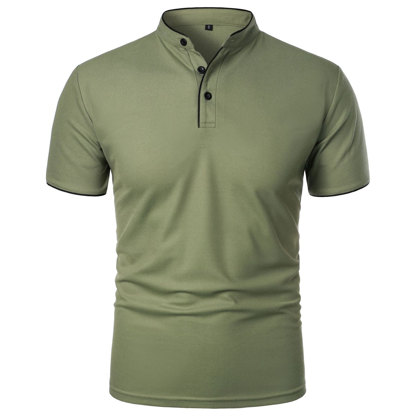 Herren Slim Fit Kurzarm-Shirt Einfarbig – Perfekt für den Sommer