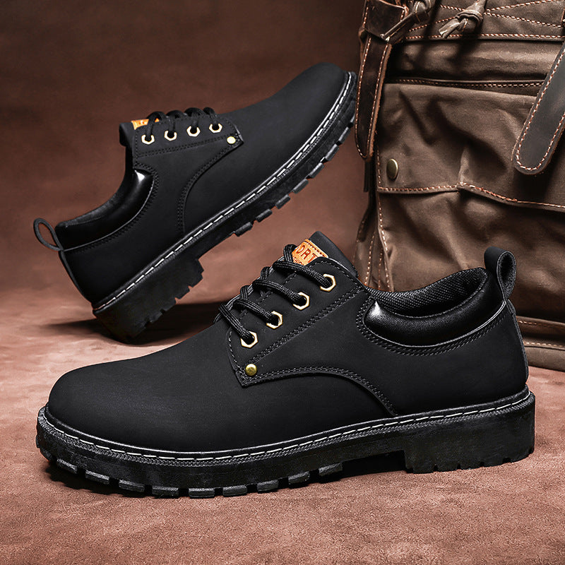 Herren-Arbeitsstiefel mit dicker Sohle und Höhenverstärkung | Ideal für alle Jahreszeiten
