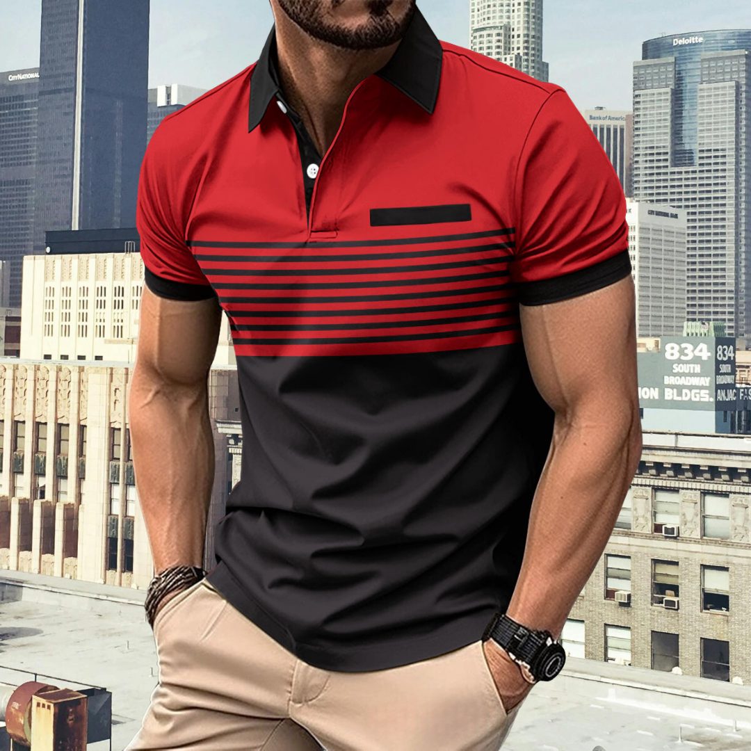 Gestreiftes Poloshirt für Herren - Ideal für den Sommer