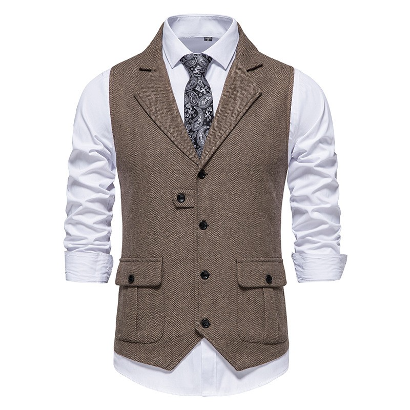 Jovanno - Elegante Herrenweste mit Seitentaschen