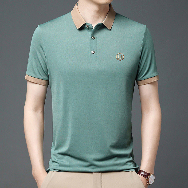 Einfarbiges Kurzarm-Poloshirt | Ideal für den Sommer