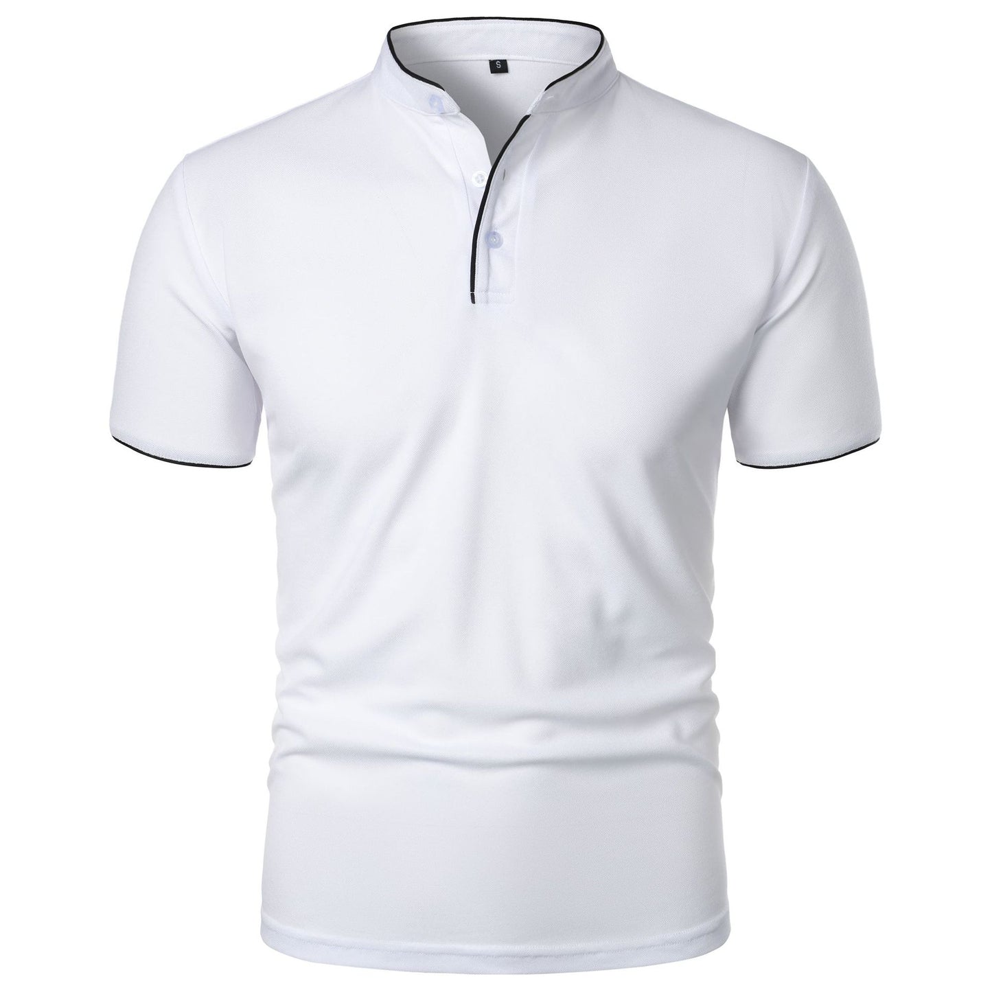 Herren Slim Fit Kurzarm-Shirt Einfarbig – Perfekt für den Sommer
