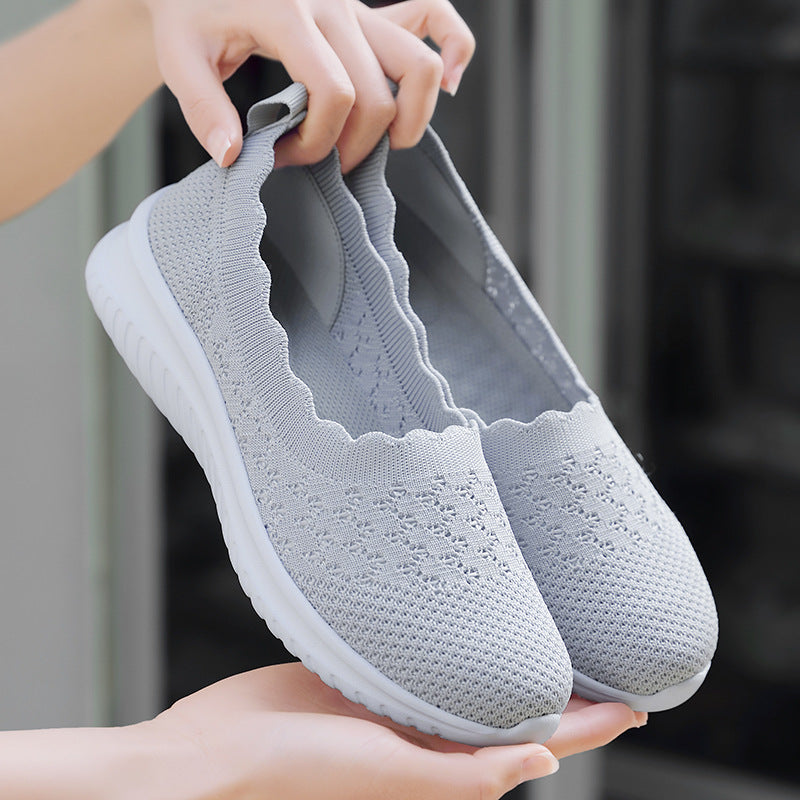 Niedrig geschnittene atmungsaktive Mesh-Walking-Schuhe | Ideal für den Frühling