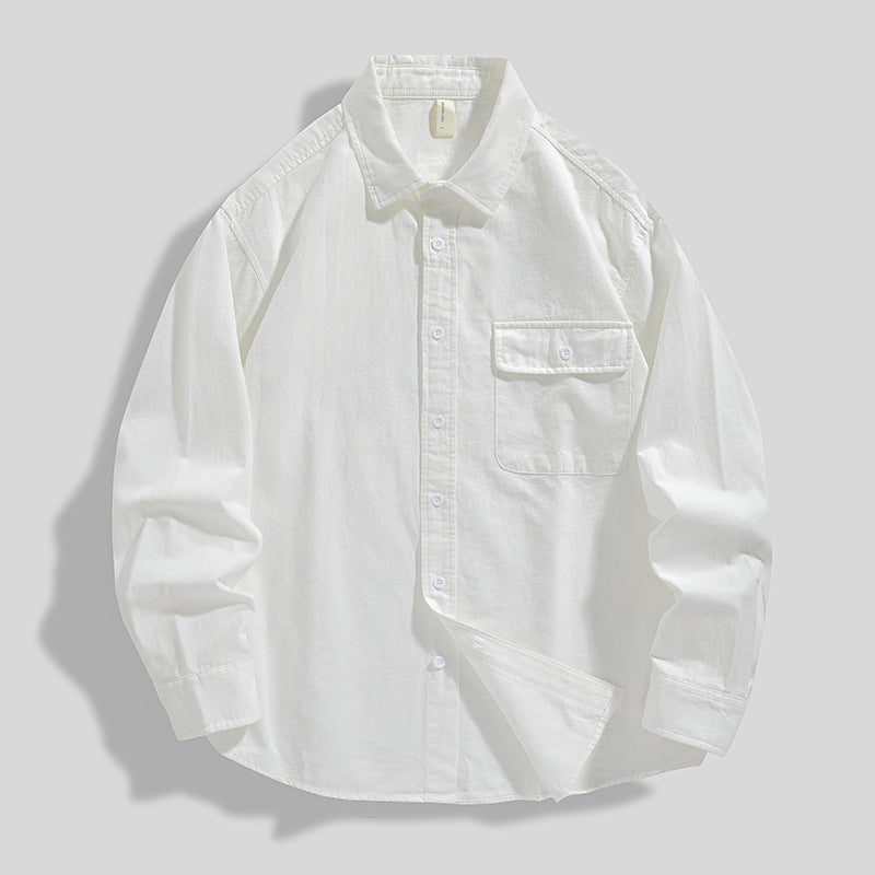 Herren Baumwolle Lockeres Hemdjacke – Ideal für alle Jahreszeiten