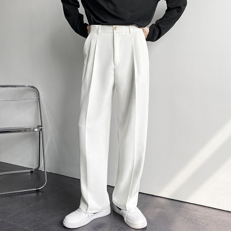 Herren Weitbein Gerade Hose – Ideal für Frühling und Herbst