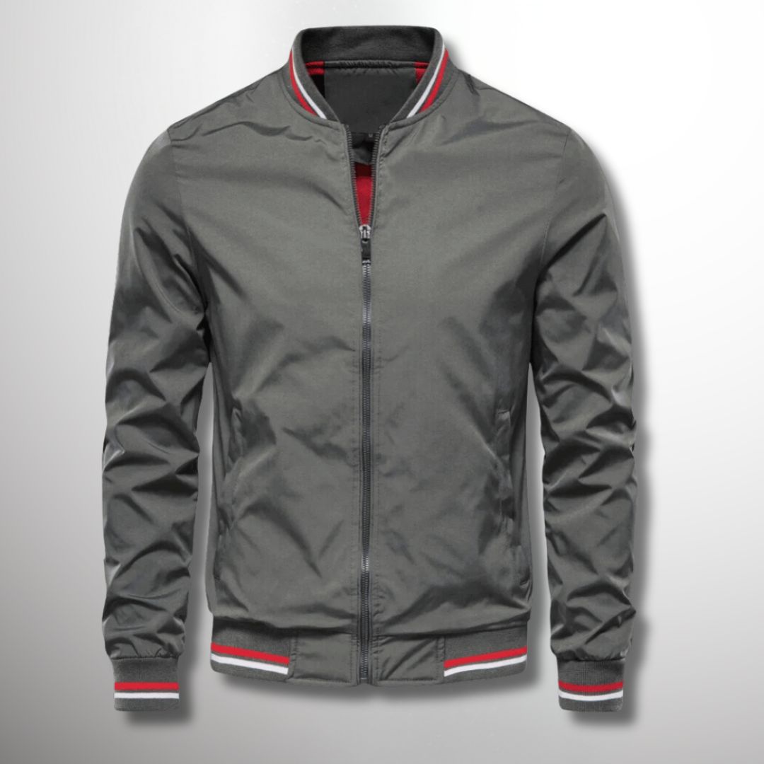 Wasserabweisende Herren-Übergangsjacke mit Reißverschluss | Ideal für Frühling & Herbst