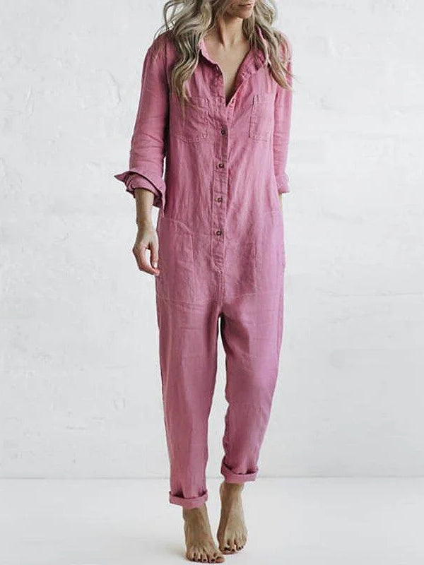 Lockerer Jumpsuit mit weitem Schnitt | Ideal für den Sommer
