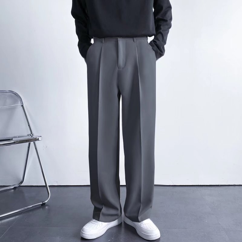 Herren Weitbein Gerade Hose – Ideal für Frühling und Herbst