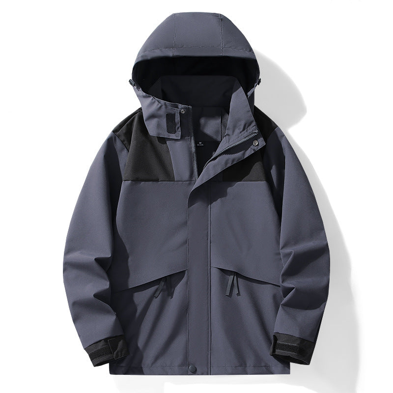 Wasserdichte und winddichte winddichte Outdoor-Jacke - Ideal für den Herbst