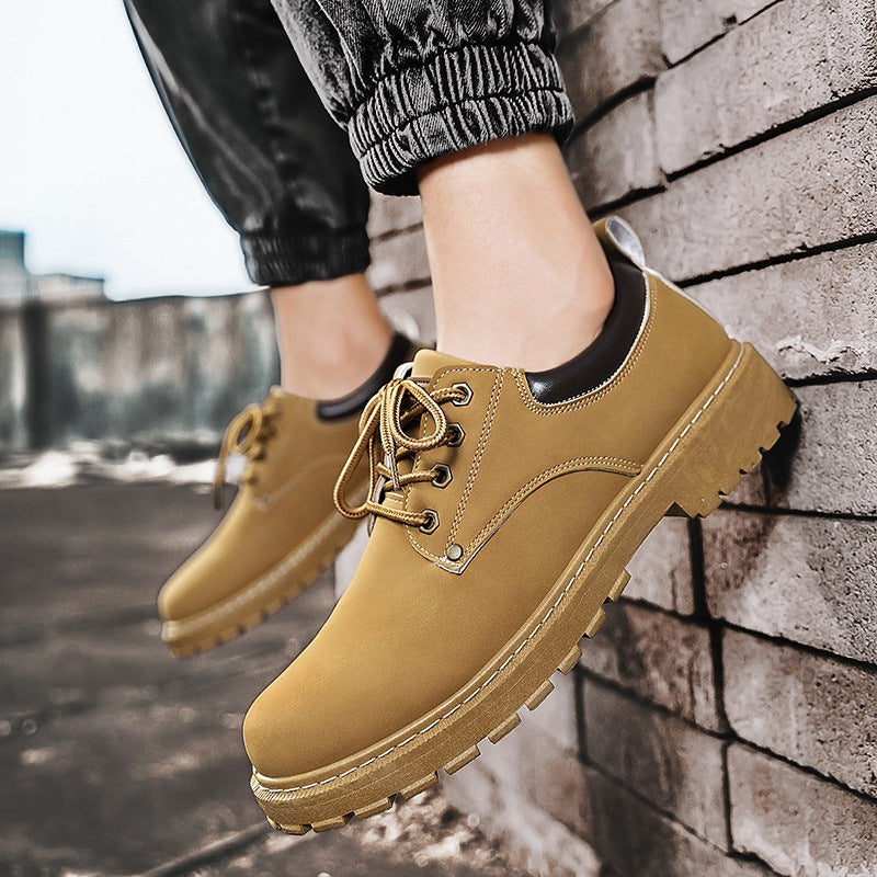 Herren-Arbeitsstiefel mit dicker Sohle und Höhenverstärkung | Ideal für alle Jahreszeiten