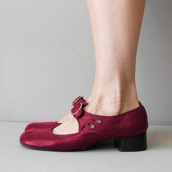 Leder-Keilabsatzsandalen mit verstellbarer Schnalle | Ideal für den Sommer