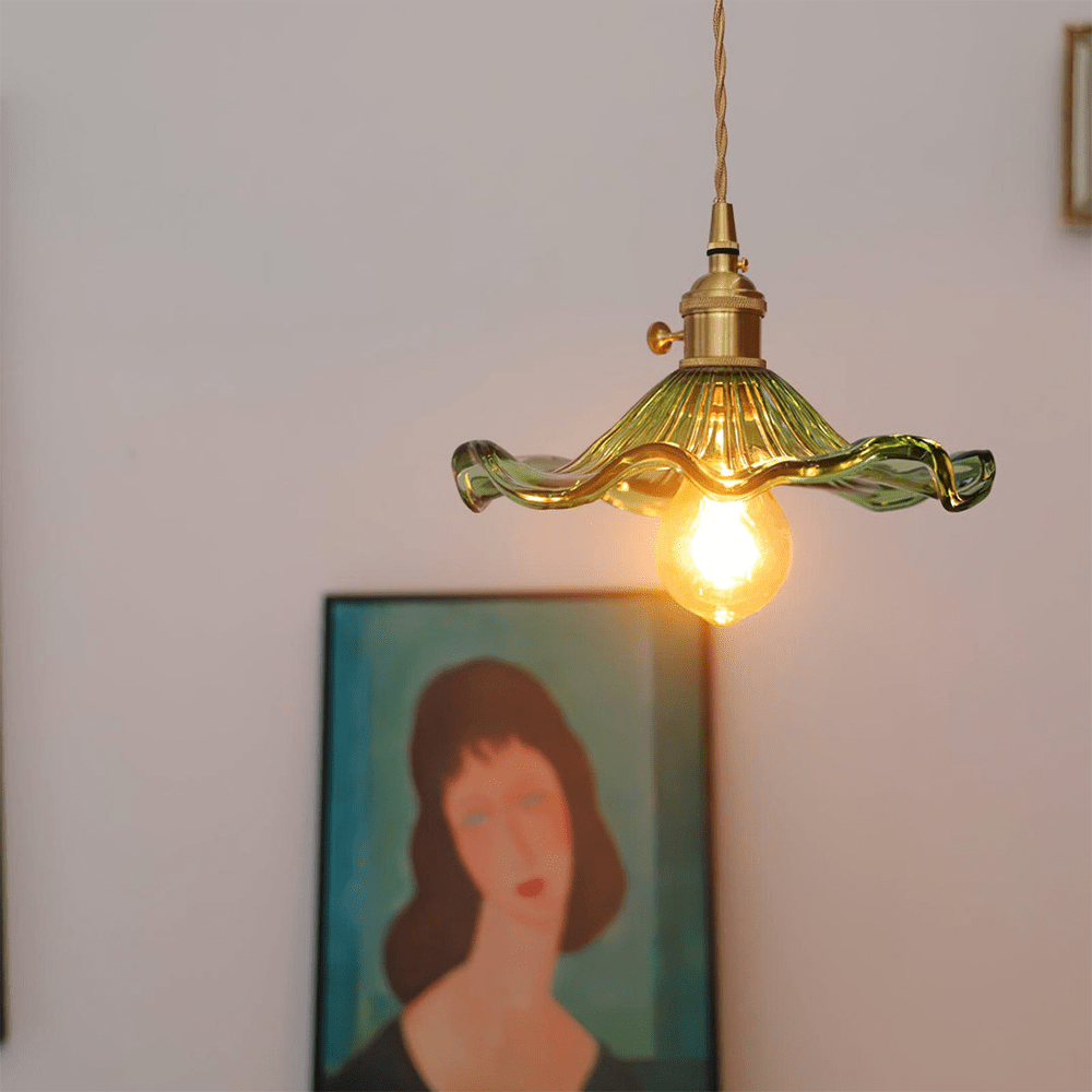 Blumenmotiv-Hängeleuchte für eine gemütliche Beleuchtung