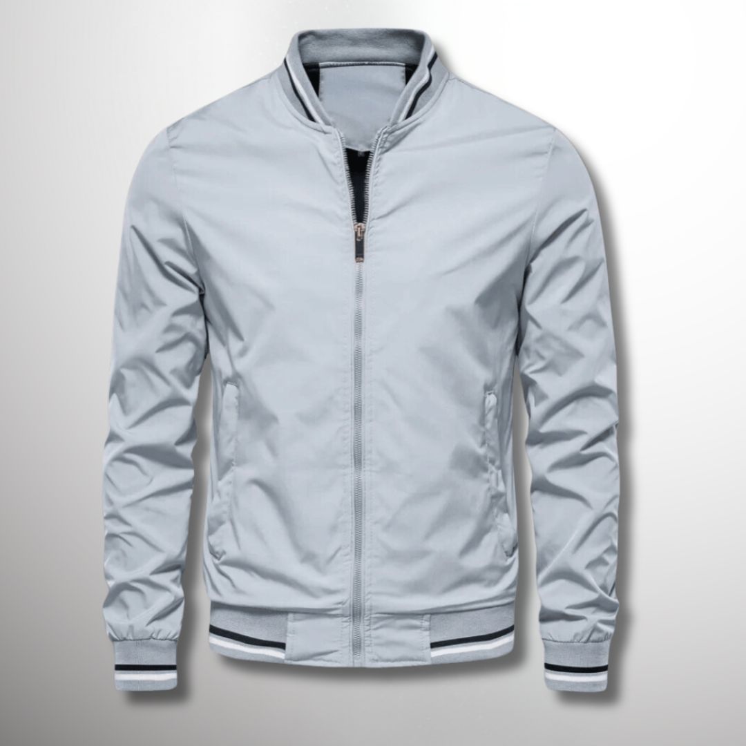 Wasserabweisende Herren-Übergangsjacke mit Reißverschluss | Ideal für Frühling & Herbst