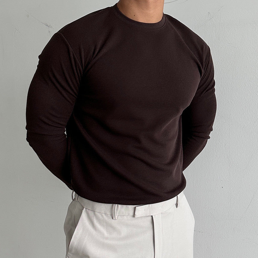 Herren Thermo-Unterhemd aus verdicktem Dralon – Perfekt für Herbst und Winter