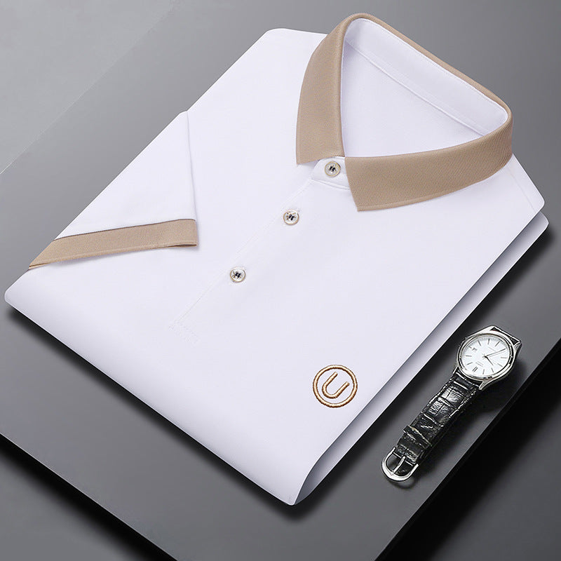 Einfarbiges Kurzarm-Poloshirt | Ideal für den Sommer