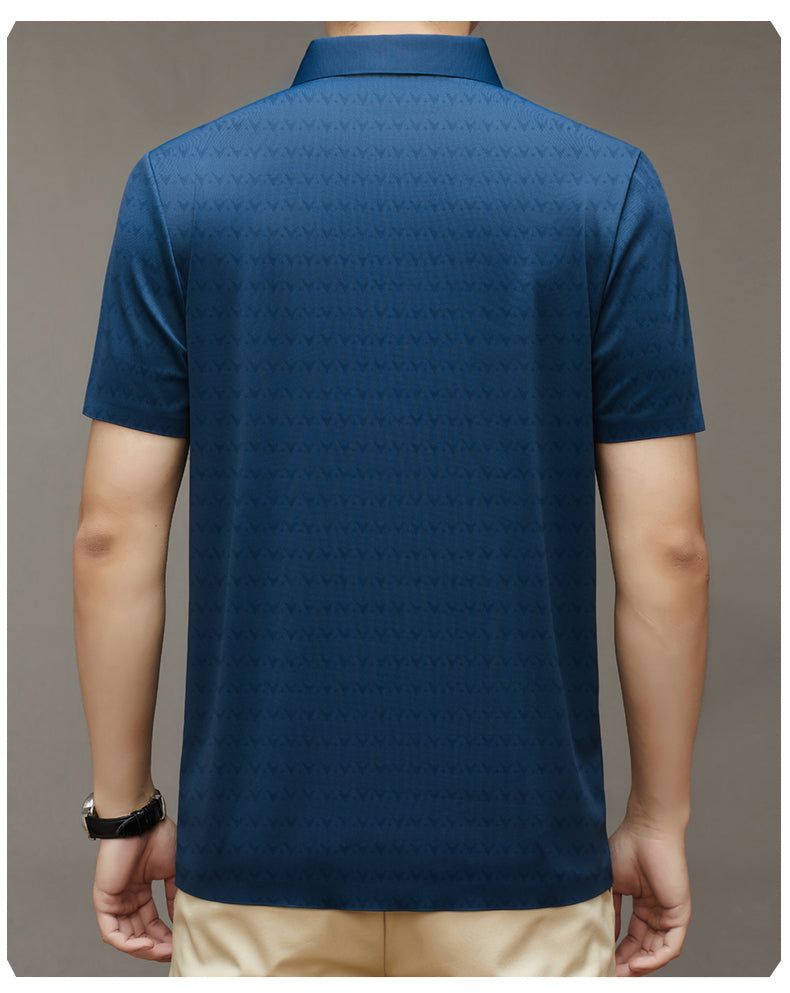 Herren Ice Silk Kurzarm-T-Shirt – Ideal für den Sommer