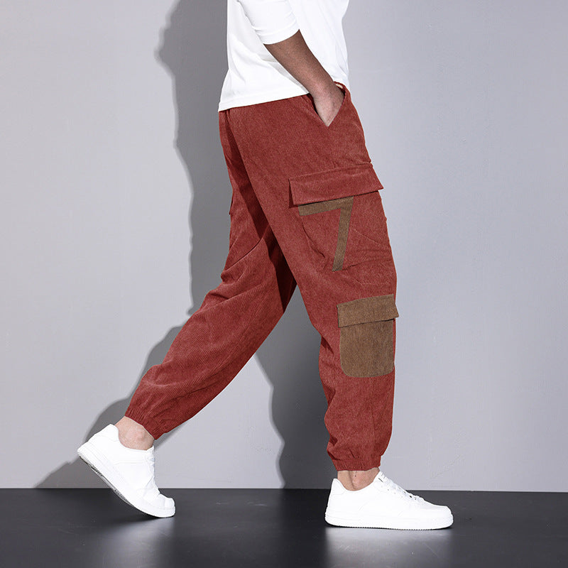 Cord-Ankle-Tied-Latzhose – Perfekt für den Herbst