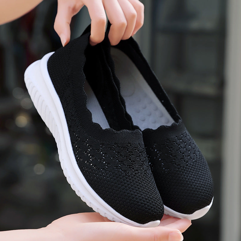 Niedrig geschnittene atmungsaktive Mesh-Walking-Schuhe | Ideal für den Frühling