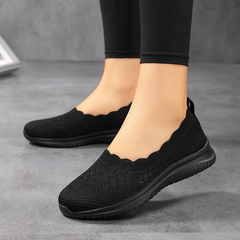 Niedrig geschnittene atmungsaktive Mesh-Walking-Schuhe | Ideal für den Frühling